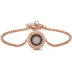 Bracciale donna S'agapò Luna SLU20 Realizzato in acciaio anallergico e pvd oro rosa con cristalli.