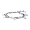 Bracciale donna Luca Barra BK2143 con cuori e stelle Realizzato in acciaio anallergico con cuori e stelle. Lunghezza: 17 + 3 cm.