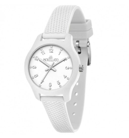 Orologio donna Morellato Soft Lady R0151163503 Materiale e finitura cassa: Silicone, Misura cassa: 32mm, Spessore cassa: 8,30, Finitura cassa: Opaco, Vetro: Lente in plastica, Materiale cinturino: Silicone, Colore cinturino: Bianco, Chiusura: Fibbia ardiglione. Movimento: quarzo. Water resistant: 3 atm, Garanzia: Ufficiale 2 anni Morellato. 