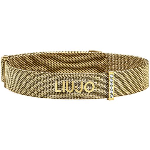 Bracciale donna Liujo Maglia Milano LJ1049 Realizzato in ottone anallergico. Misura: Regolabile,min 16cm/max 23cm.  Chiusura: Calamitato.  Larghezza: 1,50cm. Garanzia: 2 anni uffciale Liujo.