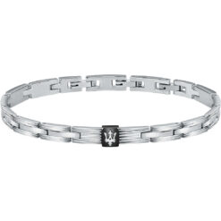 Bracciale uomo Maserati JM420ATK04 Materiale: Acciaio anallergico. Misura: 22cm. Garanzia: 2 anni Ufficiale Maserati.