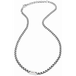 Collana uomo Breil Blacken TJ1946 Realizzata in acciaio anallergico.  Misura minima: 46 cm.  Misura Massima: 51 cm. 