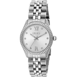 Orologio donna Liujo Tiny Silver TLJ1133 Resistenza all'acqua: 5atm.  Garanzia: 2 anni Ufficiale Liujo.  Dimensione cassa: 30mm.  Movimento: Quarzo.  Confezione: Originale Liujo. 