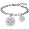 Bracciale donna Luca Barra BK2347 Realizzato in acciaio anallergico. Scritta: 