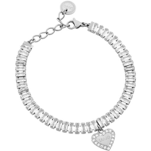 Bracciale donna Liujo LJ1822 Realizzato in acciaio anallergico. Lunghezza bracciale: 20cm. Pietre: Zirconi bianchi. Garanzia: 2 anni Ufficiale Liujo. Confezione: Originale Liujo.