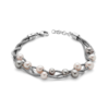 Bracciale donna Miluna Miss Italia PBR2835 Realizzato in argento, 925/1000 Dimensione perla:  5,5-6,5-7mm. Lunghezza bracciale: 19+2cm. Colore: Bianco, Grigio.