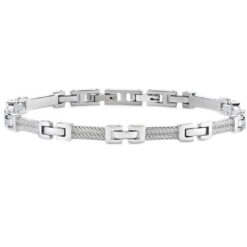 Bracciale uomo Morellato Cross SKR35 Realizzato in acciaio anallergico. Lunghezza bracciale: 21,5cm.  Garanzia: 2 anni Ufficiale Morellato. Confezione: Originale Morellato.