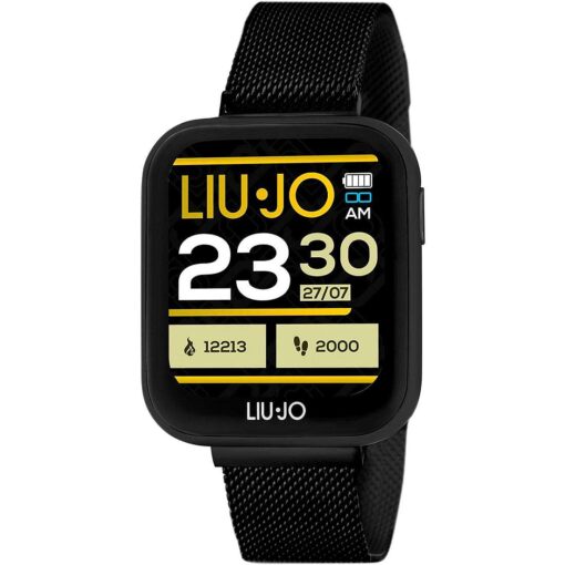 Orologio unisex Liujo Smartwatch Voice Nero SWLJ052 Lo smartwatch possiede l'avviso di chiamata e notifica, la cassa è in alluminio di colore nero di dimensione 42 x 37 x 13 mm. Il cinturino in metallo è di colore nero. La resistenza all'acqua è di ip67. La versione bluetooth è di tipo bt 5.1. La batteria è di tipo 230 mah li-polymer. I sistemi compatibili sono android5.0+-ios9.0+. La distanza di comunicazine è di circa 10 metri. Le altre funzioni sono pedometro, wrist sense, cronometro, frequenza cardiaca, pressione sanguigna, ossigenazione, timer, sleep monitor, sveglia, sedentary reminder, sport, avviso bere, music remote contol, meteo, scatto, ricerca smartphone, sfondo personalizzabile.