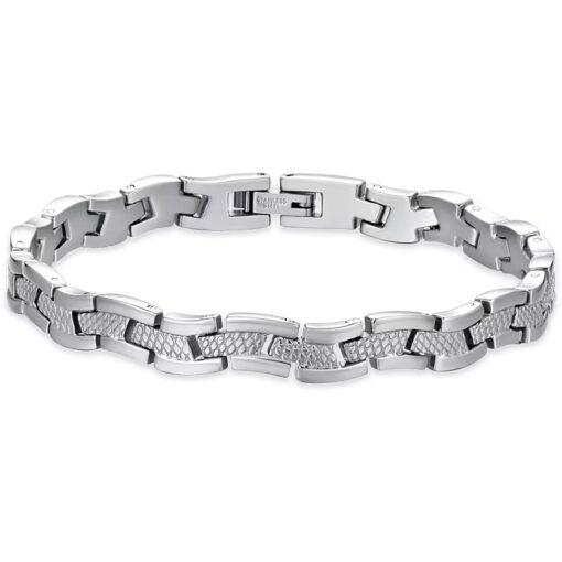 Bracciale uomo Luca Barra BA1450 Materiale: Acciaio. Lunghezza: 21cm. Garanzia: 2 anni ufficiale Luca Barra.