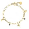 Bracciale donna Brosway Chant BAH50 Materiale: Acciaio anallergico, cristalli bianchi. Lunghezza: 18,5cm.  Garanzia: 2 anni ufficiale Brosway.