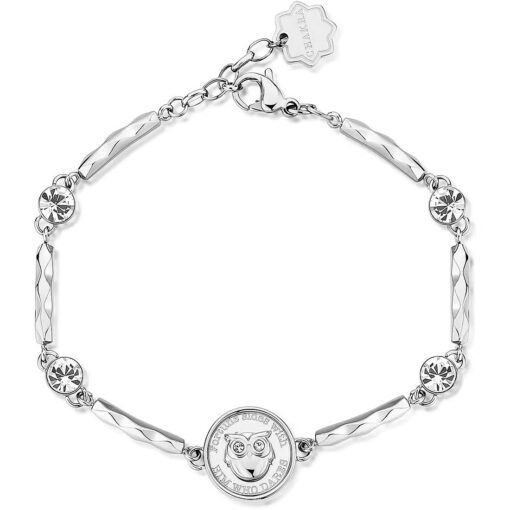 Bracciale donna Brosway Chakra BHKB121 Materiale: Acciaio anallergico, cristalli bianchi. Lunghezza: 17,5cm. Garanzia: 2 anni ufficiale Brosway.