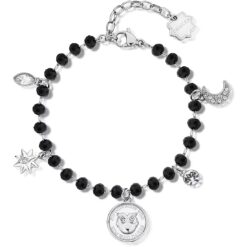 Bracciale donna Brosway Chakra BHKB130 Materiale: Acciaio anallergico, cristalli bianchi, calcedonio nero.  Lunghezza: 17,5cm. Garanzia: 2 anni ufficiale Brosway.