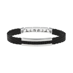 Bracciale uomo Breil Snap TJ2742 Realizzato in acciaio anallergico, maglia milanese Ip Black.  Lunghezza minima: 17,50cm. Lunghezza massima: 22,50cm. Garanzia: 2 anni Ufficiale Breil.