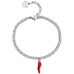 Bracciale donna Brosway Chakra BHKB139 Materiale: Acciaio anallergico, smalto rosso.  Lunghezza: 18cm. Garanzia: 2 anni ufficiale Brosway. Confezione: Originale Brosway.