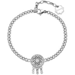 Bracciale donna Brosway Chakra BHKB145 Materiale: Acciaio anallergico, cristalli bianchi. Lunghezza: 19cm. Garanzia: 2 anni ufficiale Brosway. Confezione: Originale Brosway.