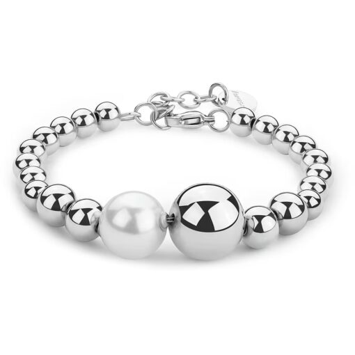 Bracciale donna Brosway Perfect BPC11 Realizzato in acciaio anallergico e perla di conchiglia. Lunghezza: 20cm. Garanzia: 2 anni Ufficiale Brosway. Confezione: Originale Brosway.