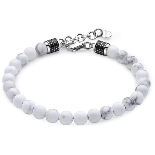 Bracciale uomo Brosway Bullet BUL39 Realizzato in acciaio anallergico e owlite. Lunghezza: 23,5cm. Garanzia: 2 anni Ufficiale Brosway. Confezione: Originale Brosway.