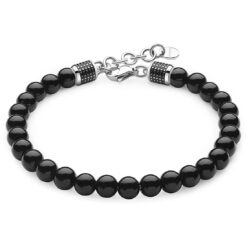 Bracciale uomo Brosway Bullet BUL40 Realizzato in acciaio anallergico, onice lucida. Lunghezza: 23,5cm. Garanzia: 2 anni Ufficiale Brosway. Confezione: Originale Brosway.