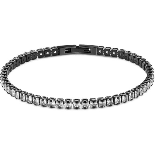 Bracciale uomo Brosway Avantgard BVD27 Realizzato in acciaio anallergico, zirconi bianchi.  Lunghezza: 19,5cm. Garanzia: 2 anni Ufficiale Brosway. Confezione: Originale Brosway.