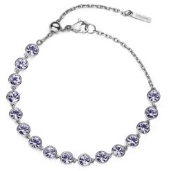 Bracciale donna Brosway Symphonia BYM153 Realizzato in acciaio anallergico, cristalli viola. Lunghezza: 19cm. Garanzia: 2 anni Ufficiale Brosway. Confezione: Originale Brosway.