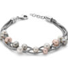 Bracciale donna Miluna Miss Italia PBR2834 Realizzato in argento, 925/1000. Lunghezza: 19+2cm. Colore: Bianco, Grigio, Orange.  Dimensione perla: 5-5,5mm/ 6-6,5mm / 7-7,5mm Confezione: Originale Miluna. Garanzia: 2 anni Ufficiale Miluna.