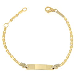 Bracciale Bimbo da Incisione in Oro Giallo 18KT (750) BRB2 Questo gioiello fa parte di tutta quella merce in Oro 18kt, realizzata o venduta nel nostro store! La vendita di gioielli in Oro 18kt è uno dei nostri punti forti da molti anni, tutta la nostra merce è accompagnata dal certificato di garanzia, il punzone 750. L'anellino presente nel terminale del bracciale consente di regolare la misura del bracciale. Lunghezza: 13,50cm. Dimensione Targa: 2,00cm X  0,04cm. Garanzia: Laboratorio Orafo Taormina Gioielli. Confezione: Confezione Taormina Gioielli.