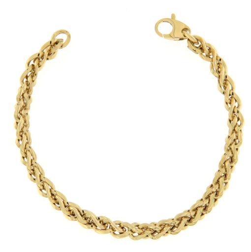 Bracciale donna Catena Quadrata in Oro Giallo 18KT (750) Questo gioiello fa parte di tutta quella merce in Oro 18kt, realizzata o venduta nel nostro store! La vendita di gioielli in Oro 18kt è uno dei nostri punti forti da molti anni, tutta la nostra merce è accompagnata dal certificato di garanzia, e il punzone 750. Peso: 5,80gr. Lunghezza: 20cm. Garanzia: Laboratorio Orafo Taormina Gioielli. Confezione: Confezione Taormina Gioielli.