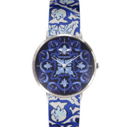 Orologio donna Barbosa Jacquard Maiolica 01SLMB-18SN329 Realizzato in acciaio anallergico. Diametro cassa: 36,5mm. Larghezza Cinturino: 18mm. Garanzia: 2 anni Ufficiale Barbosa. Confezione: originale Barbosa.