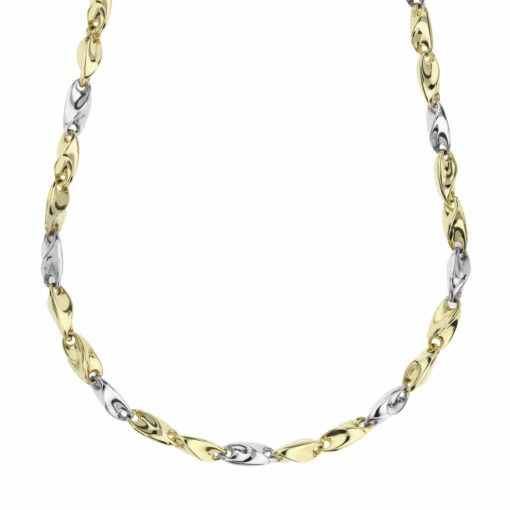 Collana uomo Cerini Tubolare Oro Bicolore 18KT (750) Questo gioiello fa parte di tutta quella merce in Oro 18kt, realizzata o venduta nel nostro store! La vendita di gioielli in Oro 18kt è uno dei nostri punti forti da molti anni, tutta la nostra merce è accompagnata dal certificato di garanzia e dal punzone 750. Lunghezza Collana: 50cm. Garanzia: Laboratorio Orafo Taormina Gioielli. Confezione: Confezione Taormina Gioielli.