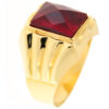 Anello uomo in Oro Giallo 18KT (750) Pietra Rossa Questo gioiello fa parte di tutta quella merce in Oro 18kt, realizzata o venduta nel nostro store! La vendita di gioielli in Oro 18kt è uno dei nostri punti forti da molti anni, tutta la nostra merce è accompagnata dal certificato di garanzia, il punzone 750. Garanzia: Laboratorio Orafo Taormina Gioielli. Confezione: Regalo intestata Taormina Gioielli. Pietre: Pietra rossa. Per quanto riguarda la misura:  La misura disponibile in pronta consegna è 19. Dalla data di acquisto, l’anello verrà portato alla misura desiderata in 1 giorno lavorativo, ovviamente a nostre spese.