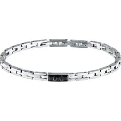 Bracciale uomo Morellato Urban SABH41 Realizzato in acciaio anallergico. Lunghezza: 18+3cm. Pietre: Cristalli neri. Garanzia: 2 anni Ufficiale Morellato. Confezione: originale Morellato.