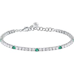 Bracciale donna Morellato Tesori SAIW138 Realizzato in argento 925 anallergico. Pietre: Cristalli bianchi, e verdi. Lunghezza: 16cm+3cm. Garanzia: 2 anni Ufficiale Morellato. Confezione: originale Morellato.