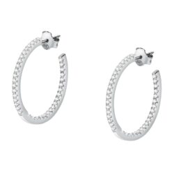 Orecchini donna Morellato Tesori SAIW147 Realizzato in argento 925 anallergico. Pietre: Cristalli bianchi. Garanzia: 2 anni Ufficiale Morellato. Confezione: originale Morellato.