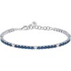 Bracciale donna Morellato Tesori SAIW231 Realizzato in argento 925 anallergico. Pietre: Cristalli bianchi, e blu. Lunghezza: 16cm+3cm. Garanzia: 2 anni Ufficiale Morellato. Confezione: originale Morellato.