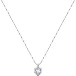 Collana donna Morellato Tesori Cuore SAVB02 Realizzato in argento 925 anallergico. Pietre: Cristalli bianchi. Lunghezza: 38+4cm. Garanzia: 2 anni Ufficiale Morellato. Confezione: originale Morellato.