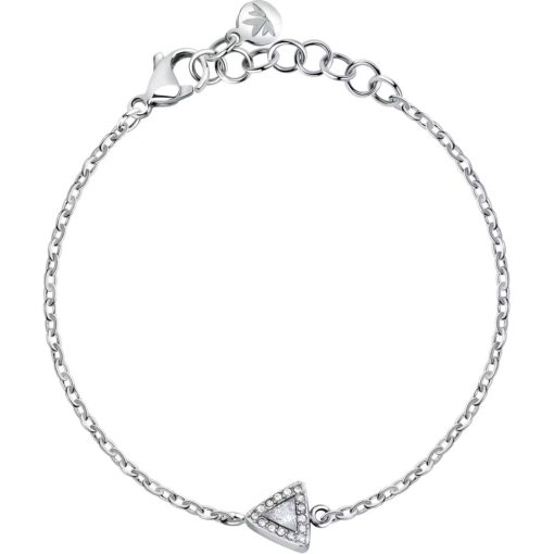 Bracciale donna Morellato Trilliant SAWY04 Realizzato in acciaio anallergico. Pietre: Cristalli bianchi. Lunghezza: 16cm+3cm. Garanzia: 2 anni Ufficiale Morellato. Confezione: originale Morellato.