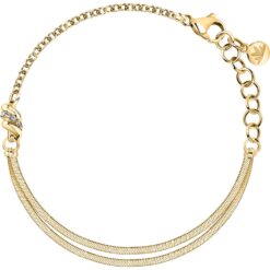 Bracciale donna Morellato Torchon SAWZ05 Realizzato in acciaio anallergico. Pietre: Cristalli bianchi. Lunghezza: 15cm+4cm. Garanzia: 2 anni Ufficiale Morellato. Confezione: originale Morellato.