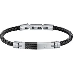 Bracciale uomo Morellato Moody SQH58 Realizzato in acciaio anallergico. Lunghezza: 19,5+1,50cm. Pietre: Cristalli bianchi. Garanzia: 2 anni Ufficiale Morellato. Confezione: originale Morellato.