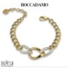 Bracciale donna Boccadamo My Chain XBR964D Realizzato in bronzo placcato oro giallo. Lunghezza bracciale: 17,5cm+3,50cm. Chiusura: moschettone. Confezione: Originale Boccadamo. Garanzia: 2 anni Ufficiale Boccadamo.