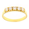 Anello Riviera Oro Giallo 18KT e Zirconi RIV2 Realizzato in Oro750‰ (18KT) Pietre: Zirconi bianchi. Garanzia: Laboratorio orafo Taormina Gioielli. Confezione: Regalo, intestata Taormina Gioielli. Per quanto riguarda la misura:  La misura disponibile in pronta consegna è 16.  Dalla data di acquisto, l’anello verrà portato alla misura desiderata in 1 giorno lavorativo, ovviamente a nostre spese.