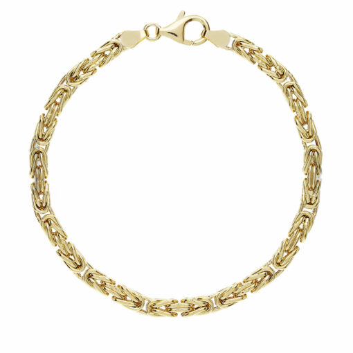 Bracciale uomo Maglia Bizantina in Oro Giallo 18KT (750) Questo gioiello fa parte di tutta quella merce in Oro 18kt, realizzata o venduta nel nostro store! La vendita di gioielli in Oro 18kt è uno dei nostri punti forti da molti anni, tutta la nostra merce è accompagnata dal certificato di garanzia, e il punzone 750. Lunghezza: 20,50cm. Larghezza: 0,50cm. Chiusura: Moschettone. Garanzia: Laboratorio Orafo Taormina Gioielli. Confezione: Confezione Taormina Gioielli.