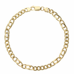 Bracciale uomo Occhio di Pernice Alternato in Oro Giallo 18KT (750) Questo gioiello fa parte di tutta quella merce in Oro 18kt, realizzata o venduta nel nostro store! La vendita di gioielli in Oro 18kt è uno dei nostri punti forti da molti anni, tutta la nostra merce è accompagnata dal certificato di garanzia, e il punzone 750. Lunghezza: 19cm. Larghezza: 0,70cm. Chiusura: Moschettone. Garanzia: Laboratorio Orafo Taormina Gioielli. Confezione: Confezione Taormina Gioielli.