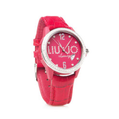 Orologio donna Liujo in Pelle Rosso porpora TLJ013 Realizzato in acciaio anallergico. Cinturino: Vera pelle, colore rosso porpora. Pietre: Cristalli bianchi. Diametro cassa: 38mm. Water resistant: 5atm. Confezione: Originale Liujo.