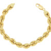 Bracciale Unisex Corda Satinata in Oro Giallo 18KT (750) Questo gioiello fa parte di tutta quella merce in Oro 18kt, realizzata o venduta nel nostro store! La vendita di gioielli in Oro 18kt è uno dei nostri punti forti da molti anni, tutta la nostra merce è accompagnata dal certificato di garanzia, e il punzone 750. Lunghezza: 18,50cm. Larghezza: 0,60cm. Chiusura: Moschettone. Garanzia: Laboratorio Orafo Taormina Gioielli. Confezione: Confezione Taormina Gioielli.