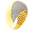 Anello donna a Fascia Oro Giallo 18KT FS15 Realizzato in Oro750‰ (18KT) Pietre: Zirconi Bianchi. Garanzia: Laboratorio orafo Taormina Gioielli. Confezione: Regalo, intestata Taormina Gioielli. Per quanto riguarda la misura:  La misura disponibile in pronta consegna è 21. Dalla data di acquisto, l’anello verrà portato alla misura desiderata in 1 giorno lavorativo, ovviamente a nostre spese.